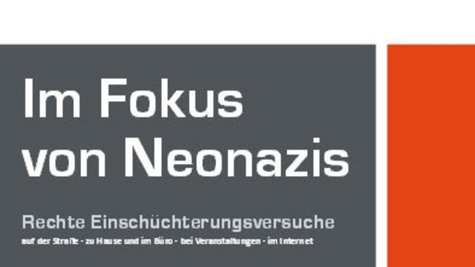 Im Fokus von Neonazis - Rechte Einschüchterungsversuche, Neubrandenburg 2012